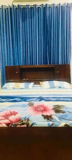 Durable Wood Bed without mattress