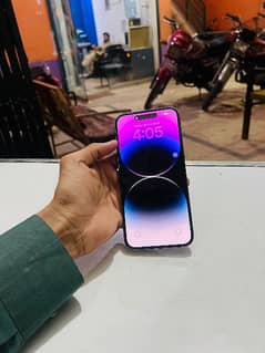 I phone 14 pro Max (512 gb)(deep purple)Non pta American LLa modal 0