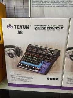 TEYUN A8 (4 PERSON MIXER FOR PODCAST ) 0
