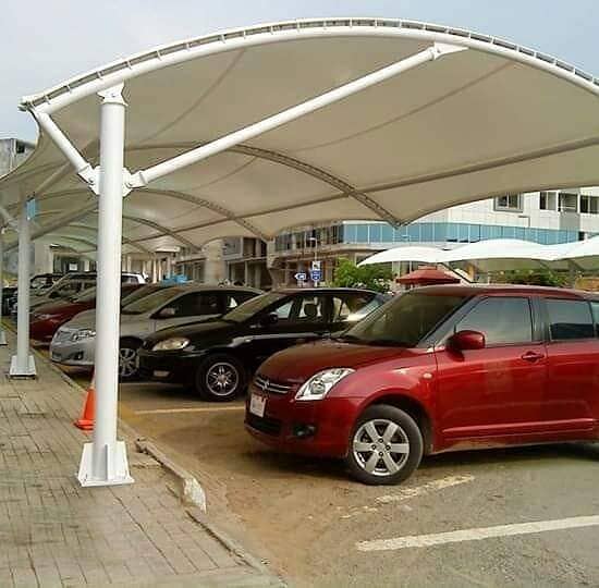 Car parking shade/Window shade/Pvc Tensile fabric shade expert 8