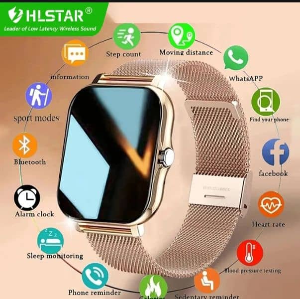 wrist digital touch watch withh Bluetooth 2