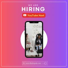 Female Youtube Host Required 0