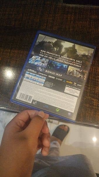 PS4 cd call of duty ghost 0
