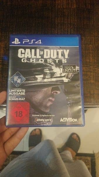 PS4 cd call of duty ghost 2