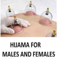 Hijama for Ladies and Gents in Bahria Town and Johar Town Lahore