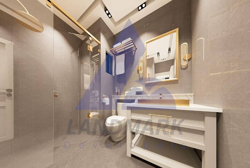 2 BEDROOM BRAND NEW APARTMENT FOR SALE ON EASY INSALLMENT PLAN IN SECTOR C BAHRIA TOWN LAHORE. 4