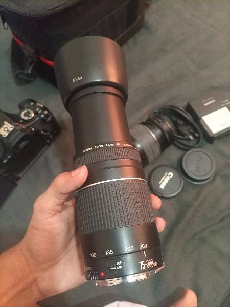 Canon 600D With 18-55 & 75-300 Stm Lens . 03172717338 4