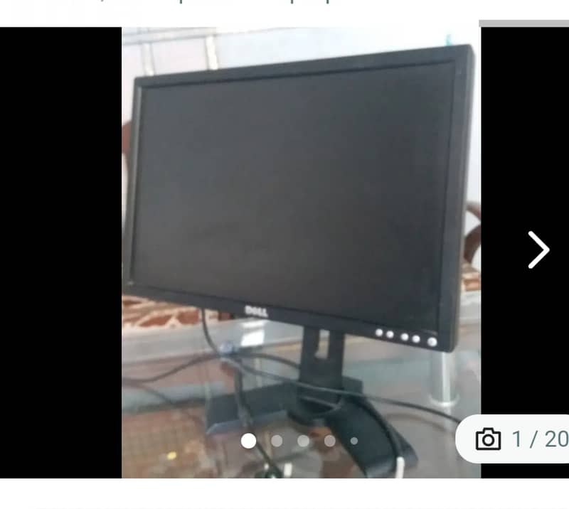 Dell 20 inch LCD monitor Rs. 6500 and Dany device Rs. 1000 0