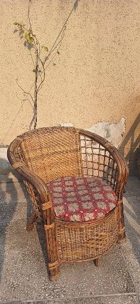 thai bamboo outdoor chairs High quality almost unused 4