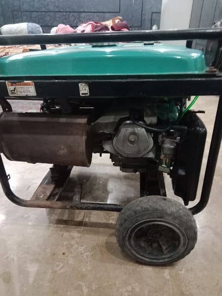 we are selling a new generator ok condition in reasonable price 2