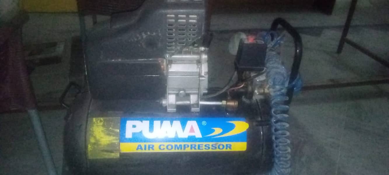 Sold. Air Compressor PUMA /Drill Machine IGNCCO/Pedestal Grinder LOCAL 2