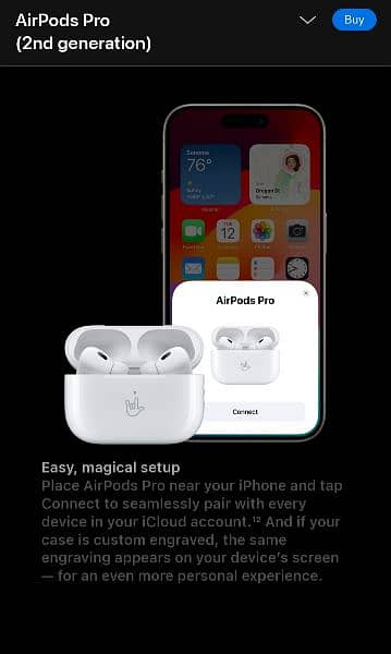 apple Air pods pro 2 generation 9