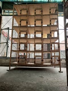 Wooden Cage Pingra 7x4.5 feet for dove, finch, java etc