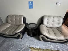 1 seater sofa set with table