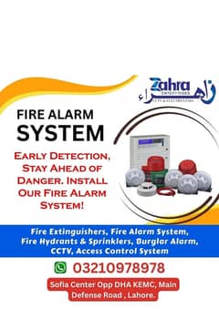 Fire Alarm System, Smoke fire detector, Smoke detection. electric fenc