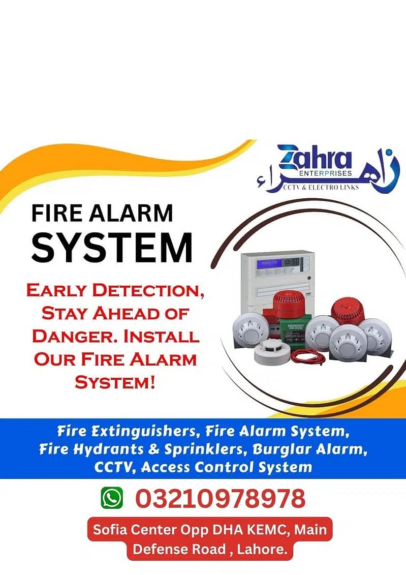 Fire Alarm System, Smoke fire detector, Smoke detection. electric fenc 0