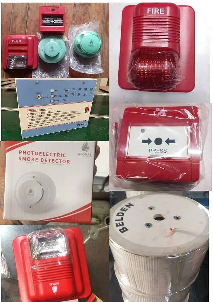 Fire Alarm System, Smoke fire detector, Smoke detection. electric fenc 1