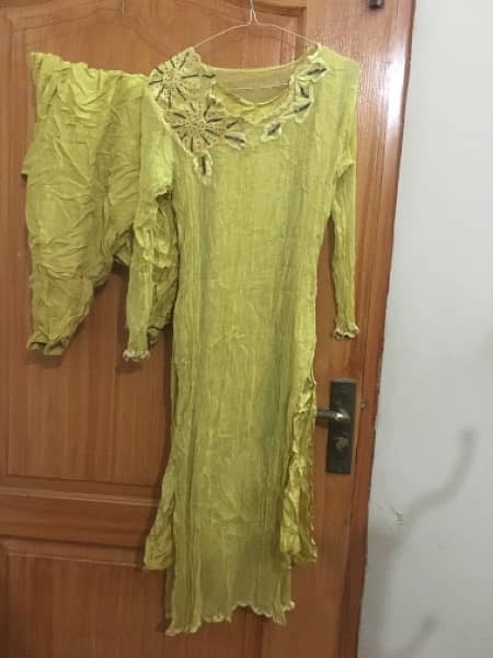 two pice suits ha pure chiffon ka best condition 4
