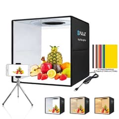 40mm usb plug photo studio box 3 mode light 12 colour backdrop 0