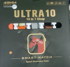 Ultra 10 Smart Watch 10 in 1, 1 Watch 10 Straps Box SET 03488828552