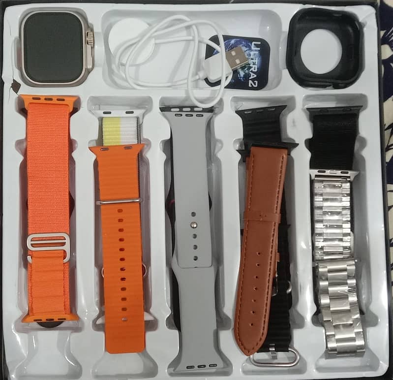 Ultra 10 Smart Watch 10 in 1, 1 Watch 10 Straps Box SET 03488828552 1