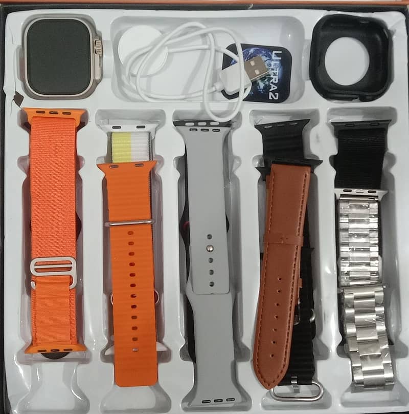 Ultra 10 Smart Watch 10 in 1, 1 Watch 10 Straps Box SET 03488828552 3