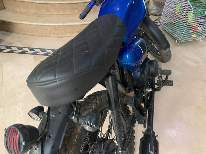 CAFE RACER CD70 GOOD WORKING SC ECHUST INSTALLED HEAVY TYRE ADD 7