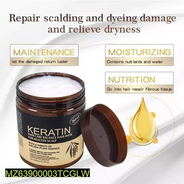Keratin Hair Mask , 500 ml 4