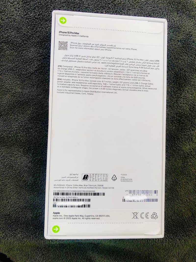 Iphone 15 Pro Max Blue Titanium 1