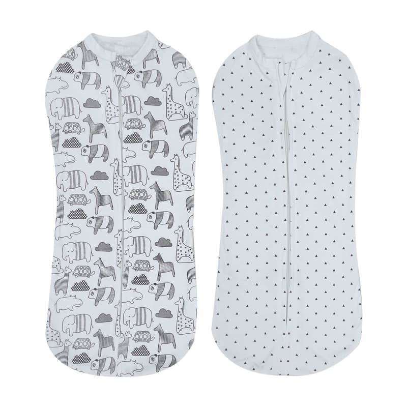Baby Swaddle Pack Of 2 Animal 0