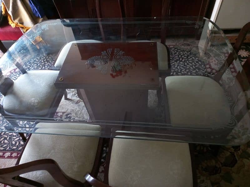 Brand New Glass Dining Table Set 2
