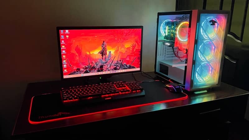 GAMING PC Fully New i7 13700K, RTX 3060ti, 16GB rgb 3600Mhz Ram,B660m 0