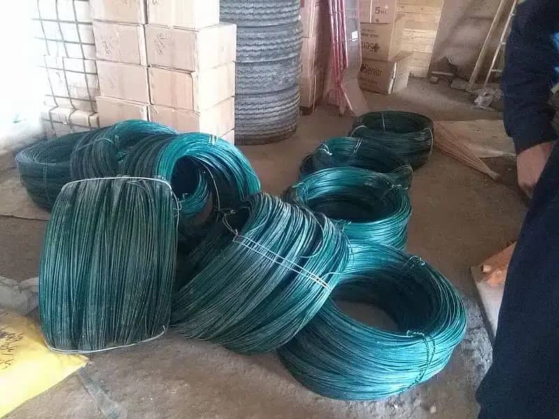 Chainlink fencing PVC coated 5mm 03007028033, razor wire 4
