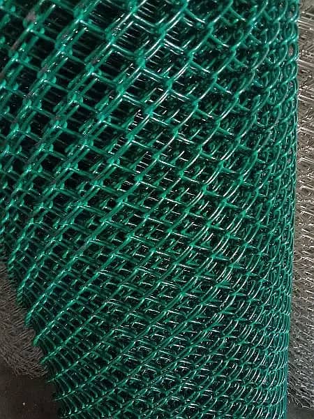 Chainlink fencing PVC coated 5mm 03007028033, razor wire 10