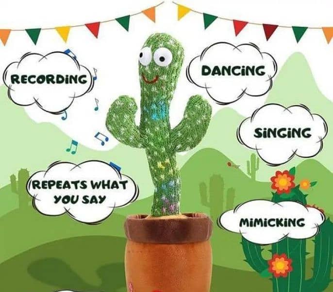 Dancing Cactus Plush toy for kids 2