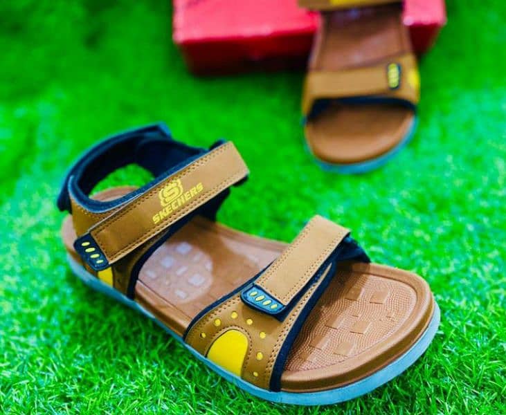 man's Rexine casual sandals / All Pakistan home dilvery 1