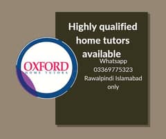 Oxford home tutors