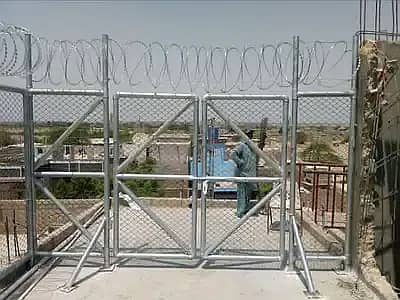 hotdipped Galvanized Chainlink Fence Grid Station Heavy Guage Security 12