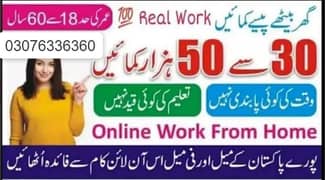 Home based online job for male and female typing work at home 0