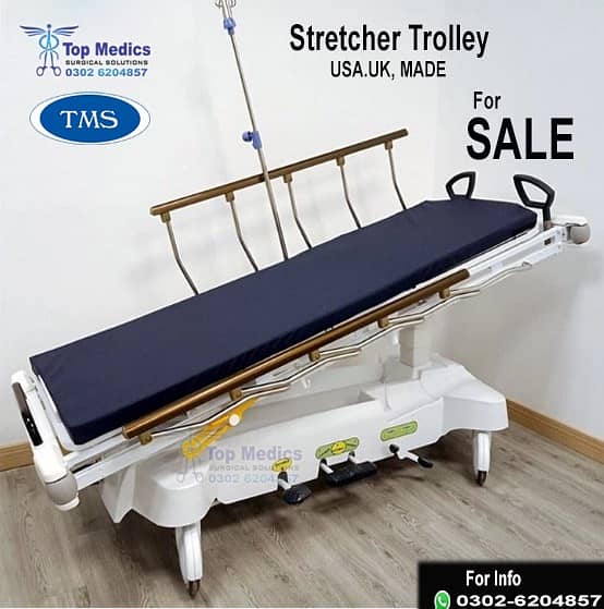 Stretcher trolley / USA stretcher trolley / patient trolley stretcher 3