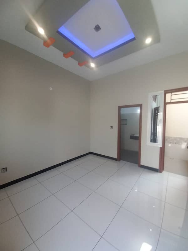 single story House For Sale In Saadi Town , New House, with two room extra 19