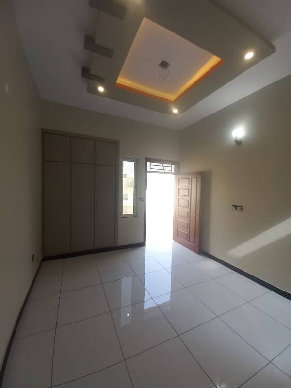 single story House For Sale In Saadi Town , New House, with two room extra 25