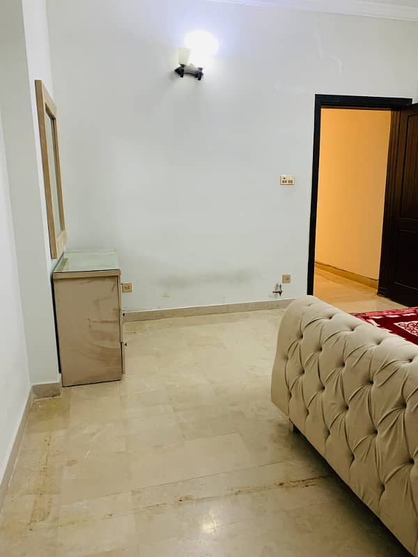 F-11 Markaz 1 Bed 1 Bath With Tv Lounge Kitchen Car Parking Available For Rent 5