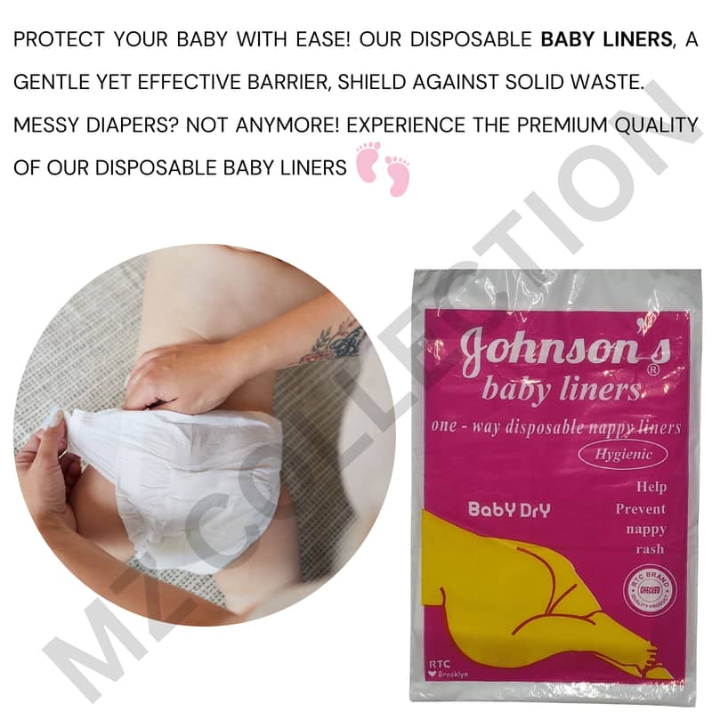 Baby Liner Breathable Soft Wipes for Baby Skin Disposable Baby Liners 4