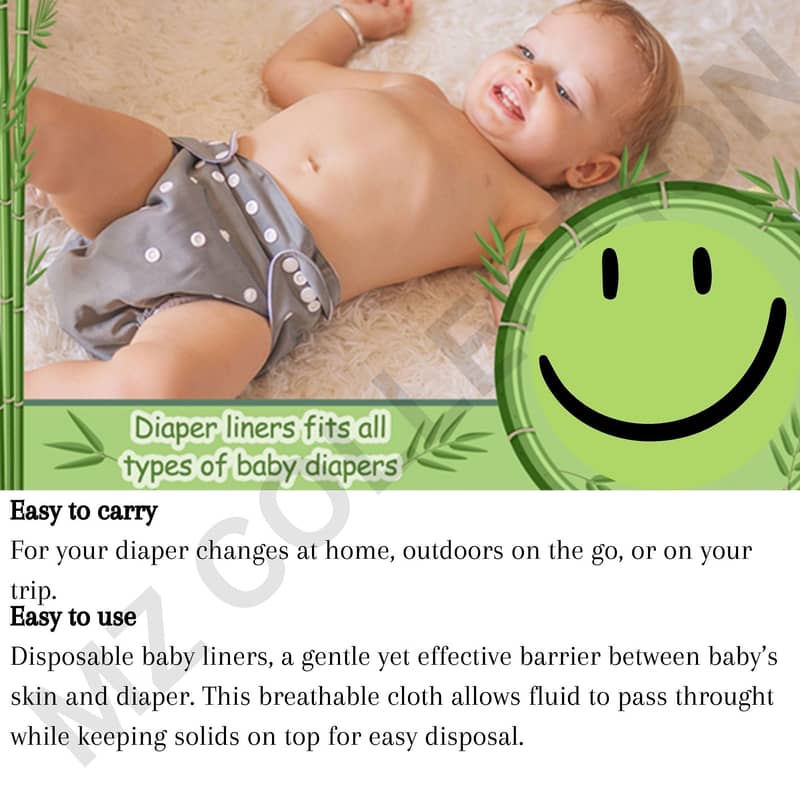 Baby Liner Breathable Soft Wipes for Baby Skin Disposable Baby Liners 5