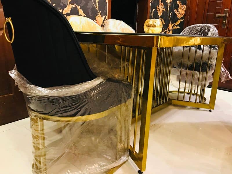 Luxury Gold Dining Table 2