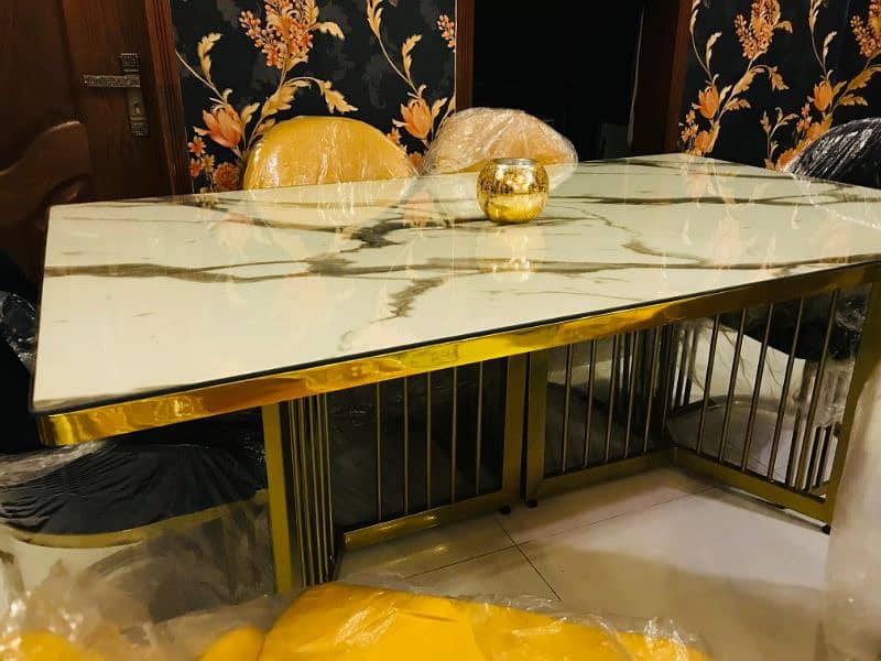 Luxury Gold Dining Table 4