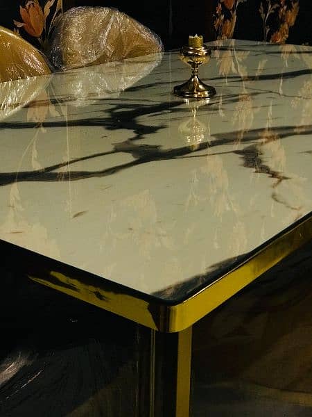 Luxury Gold Dining Table 6