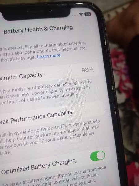 iPhone 11 battery health 98 jv non active 5