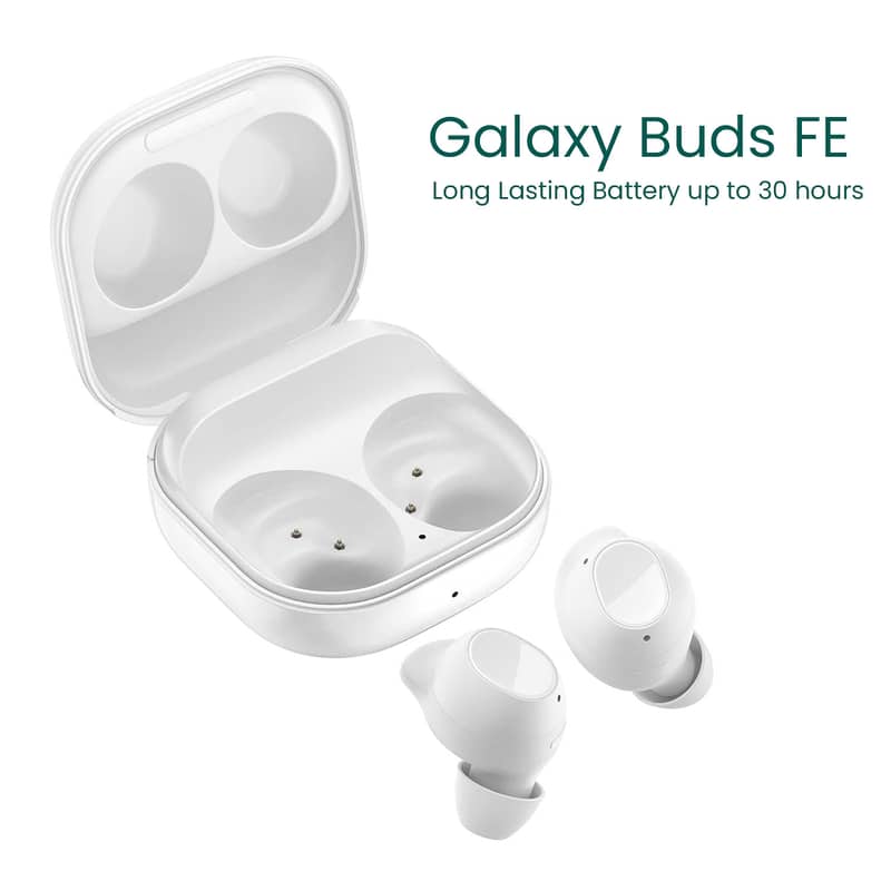 New Samsung Galaxy Buds Fe True Wireless Bluetooth Earbuds Sm-R400n Wh 0